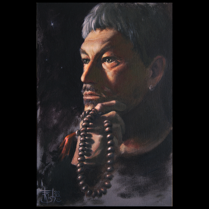Шаман и тьма (портрет) - Shaman And Darkness (portrait comission)